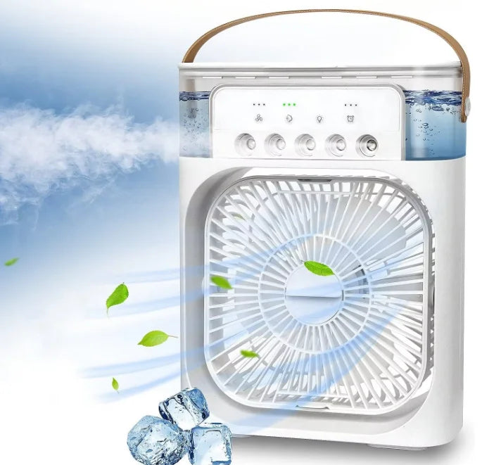 Portable 3 In 1 Fan Air conditioner with LED Night Lights